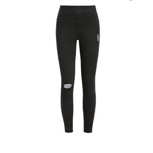 Spanx Distressed Denim Ankle Skinny Jeans